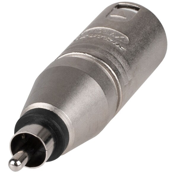 Main product image for Neutrik NA2MPMM 3 Pin XLR Male to RCA Phono Plu 092-2407